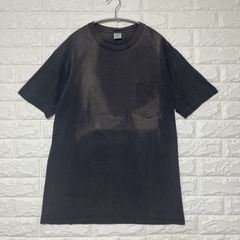 USA製 90s bvd 無地 ポケt フェード 耳付き シングル ブラック L