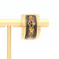 片側のみ大特価!!】HERMESエマイユ リング 指輪 ゴールド ブルー 