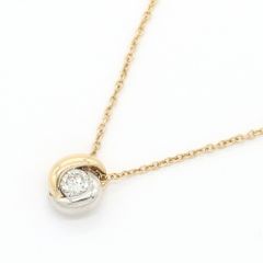 ヴァンドーム アオヤマ リュール ネックレス ダイヤモンド 0.37ct 