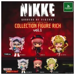 勝利の女神：NIKKE コレクションフィギュアRICH vol.1 全6種セット ニケ フルコンプ コンプリート ガチャ ガチャガチャ カプセルトイ ミニチュア フィギュア N102A ラピA ソーダA 表情違いバージョン