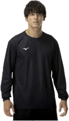 MIZUNO ミズノ トレーニングウェア 長袖 Tシャツ ナビドライ Uネック 吸汗速乾 肌着 ユニセックス 大人 32MAC195 32MA1195
