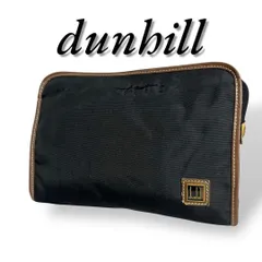 美品　dunhill　312　クラッチバッグ　マルチポーチ　ブラック　キャンバス