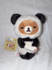 リラックマ キディランド 限定 ぬいぐるみ 2015 レア パンダでごろん