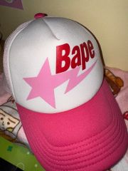 Bape ラインストーン スワロフスキー 帽子 エイプ ベイプ メッシュ