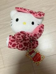 希少品♡ ハローキティ BIGぬいぐるみ ピンク ヒョウ柄 2010年製品