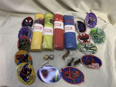 marvel マスク 4点 デッドプール スパイダーマン ハルク ブラック