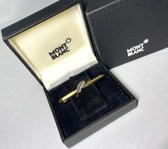 極美品 MONTBLANC モンブラン ネクタイピン ブラック シルバー 正規品