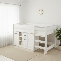 ローチェスト「デフィ」幅136cm オーク材 ダークブラウン色 - メルカリ