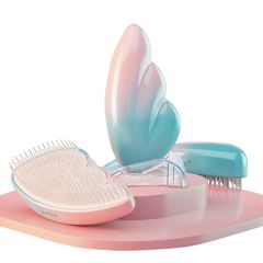 헤어 브러쉬 [2025 패션 미발 신설계] 젖은 브러쉬 발모 케어 정전기 방지 빗 샴푸 브러쉬 두피 마사지 미용 원급 케어 샴푸 브러쉬 남녀 겸용 발렌타인 데이 선물에도 최적