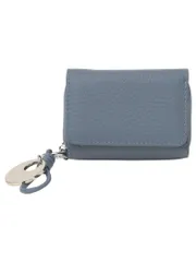 [シップス エニィ] レザー コンパクト ミニ ウォレット 720100012 ブルー ONE SIZE