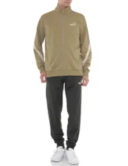 PUMA(プーマ) スポーツ ジャージ 上下セット ポリ テープ スーツ 684135 メンズ 24年秋冬カラー オーク ブランチ(67)
