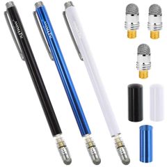 aibow 터치 펜 스타일러스 펜 iPad iPhone 스마트 폰 Android 태블릿 Switch 대응 3 개 + 펜촉 3 개 6mm