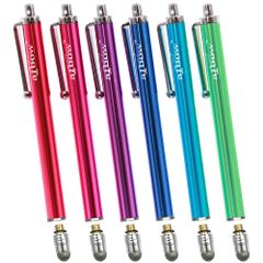 aibow 터치펜 스타일러스 펜 iPad iPhone 스마트폰 Android 태블릿 Switch 대응 교환식 6개 세트 6mm
