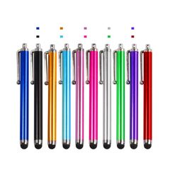 터치 펜 10 개 세트 고무 펜 끝 가벼운 심플 펜 끝 교환 가능 경량 액정 i-pad i-phone Android 9mm 스마트 폰 첨단 터치 패널 (10 색 * 멀티 컬러)