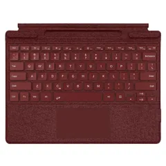 Surface Pro 11/10/9/8/X 対応 13インチ キーボード ワイヤレス サーフェス キーボード タッチパッド付き 7色バックライト ペン2収納可能 Typ-C充電式 軽量 薄型 カバー兼用 分離使用可 (ワインレッド)
