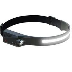 ヘッドライト 充電式 USB LEDデュアル光源 ヘッドランプ 5種点灯モード 50g超軽量 高輝度 アウトドア用ヘッドライト IPX4防水 防塵 1200mAh大容量バッテリー 最大8時間使用可能 SOS点滅 ヘッド ライト 釣り 登山 作業灯 懐中電灯 防