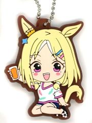 [중고] 키홀더 나리타 탑로드 [극장판 말딸 프리티더비 신시대의 문 NAMCO Promotion~Relax time~ 클리어러버 마스코트~Relax time~] 반다이남 코어 뮤즈먼트 한정