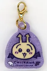 【中古】キーホルダー うさぎ 「ちいかわ なんか小さくてかわいいやつ てんし あくま ミニラメアクリルチャームinカプセル」