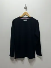 U S ポロアッスン 長袖 Tシャツ ブラック L