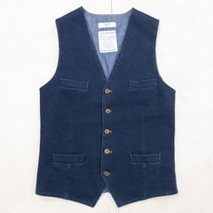 LARDINI ネイビー ベスト ジレ 42 - メルカリ