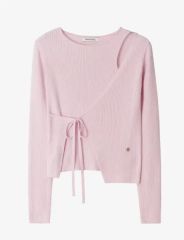 トップス Lotta ribbon set cardigan pink AM0664 Lotta ribbon set cardigan pink AM0664 - メルカリ