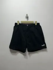PUMA プーマ ブラック ハーフパンツ L