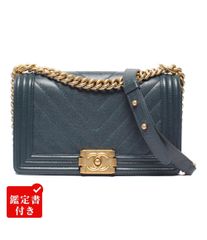T2927 超美品 シャネル ボーイシャネル レザー チェーンショルダー 