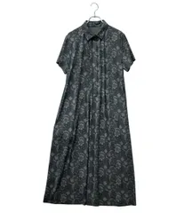 マッキントッシュ 半袖ワンピース 比翼仕立て ボタン バイブリーフラワージャージワンピース G5J06-337 レディース SIZE 38 (M) Mackintoshのサムネイル