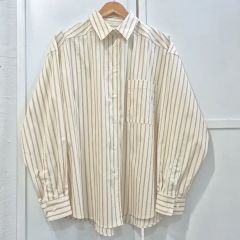 週末限定価格】TODAYFUL Stripe Pocket Shirt モカ - メルカリ