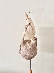 未使用級✨ボッテガヴェネタ オーガンザ シルク ワイヤー ハンドバッグ ビーズ 未使用級✨ボッテガヴェネタ オーガンザ シルク ワイヤー ハンドバッグ
