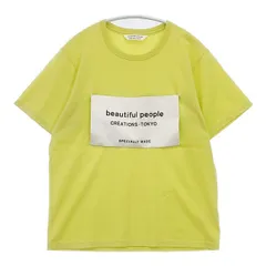 beautiful people ビッグネームタグ サイズ170 半袖Ｔシャツ カットソー ライトグリーン レディース ビューティフルピープル【中古】6-0426S∞のサムネイル