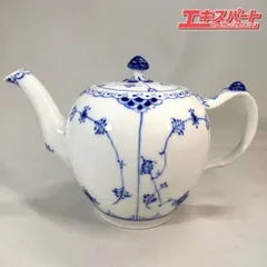 【未使用】ブルーフルーテッド ハーフレース　コーヒーポット ブルーフルーテッド ハーフレース コーヒーポット|ロイヤル