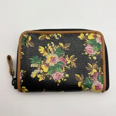 KENZO ケンゾー 花柄 コインケース 小銭入れ コンパクト財布 黒 ブラックのサムネイル