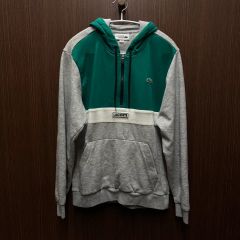 LACOSTE フード付きパーカー リメイク - メルカリ