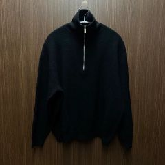 BARNEYS NEW YORK カシミア ハイネックセーター L ブラック - メルカリ