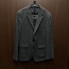 英国名門MOON生地】エトネ メリノラムズウール ツイードジャケット 46 