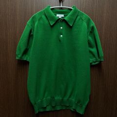 美品60s〜70s ヴィンテージ サマーニット 半袖ニットポロ50s