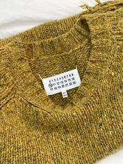 美品】Maison Margiela ④⑭ リネン混 デストロイ セーター - メルカリ