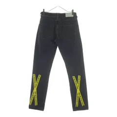 OFF-WHITE (オフホワイト) 18SS Denim Pants ジップフライ ストレートデニムパンツ グレー OMYA003S18812017のサムネイル