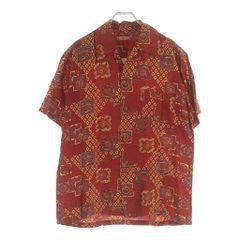 50s 60s アロハシャツ 柄シャツ 蝶柄 バタフライ vintage - メルカリ