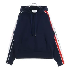 THOM BROWNE (トムブラウン) サイドトリコロールライン プルオーバーパーカー フーディー ネイビー MJT224Aのサムネイル