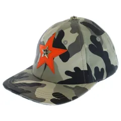 CHROME HEARTS (クロムハーツ) STR CAMO LEATHER CAP スターパッチ