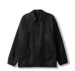 A.PRESSE Vintage Black Linen Coverall 4 - メルカリ