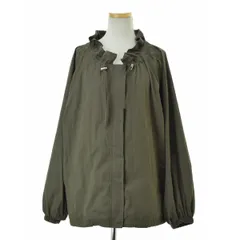 【SLOBEIENA】25SS 25011912005010 フリルネック ギャザーブルゾンジャケットのサムネイル