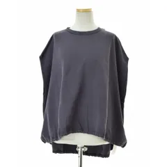 【yuni】25AW 1701CT003252 コットンキュプラ inray product dye cocoon プルオーバー半袖カットソーのサムネイル