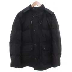 ニューヨーカー NEWYORKER ダウンコート ジャケット L 黒 ブラック フード付き 中綿 フラップポケット /YF ■ECF004のサムネイル