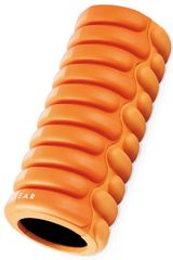 ELECOM Foam Roller, Myofascial Release Massage Fitness Yoga Pole, 2-Way (2 Sides) with Soft and Hard Surfaces, Medium Type, Eclea Sports Orange HCF-FRDMDR