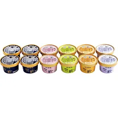 乳蔵 北海道アイスクリーム12個 110131【直送品】［送料無料］のサムネイル