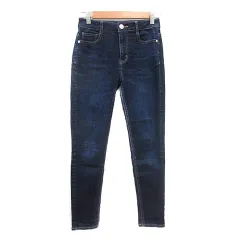 クミキョク 組曲 KUMIKYOKU K/DENIM デニムパンツ ジーンズ テーパードパンツ スキニー ウォッシュ加工 1 S 紺 ネイビー /MNのサムネイル