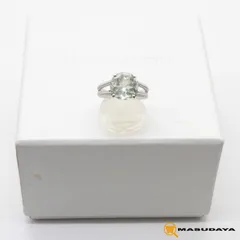 モーブッサン グリーンクォーツリング750/K18YG/SV925【美品】のサムネイル